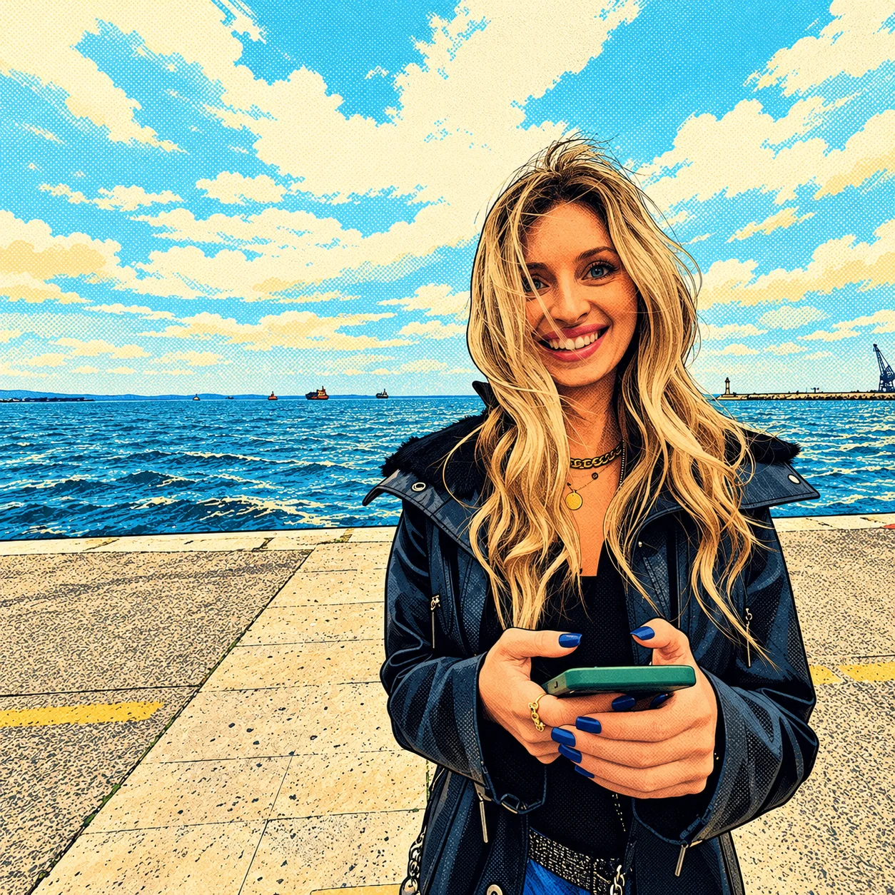 Πορτρέτο στη Θεσσαλονίκη — pop art